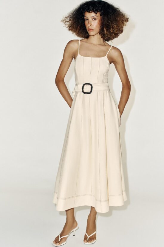 Vestido Tirantes Combinado